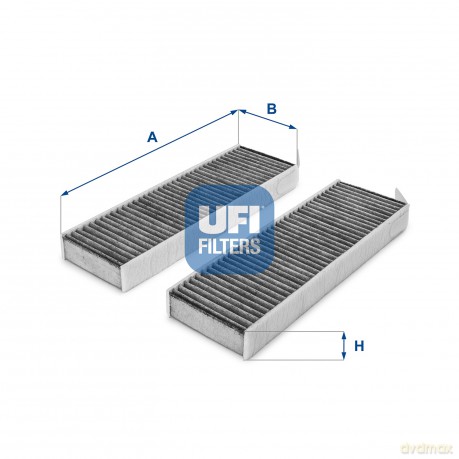 UFI 54.172.00 Filtr, wentylacja przestrzeni pasażerskiej Peugeot Toyota Citroen