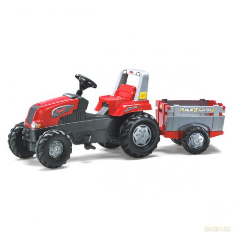 ROLLY TOYS TRAKTOR JUNIOR Z PRZYCZ.CZERW WP-517-800261 [ZABAWKA]