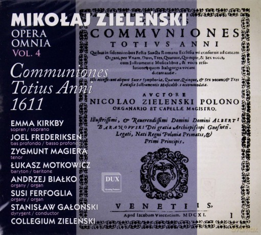 Offertoria et Communiones Totius Anni 1611 - Mikołaj Zieleński [CD]