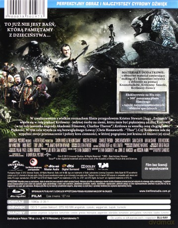 Królewna Śnieżka i Łowca (steelboox) [Blu-Ray]