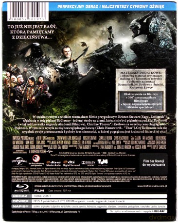 Królewna Śnieżka i Łowca (steelboox) [Blu-Ray]