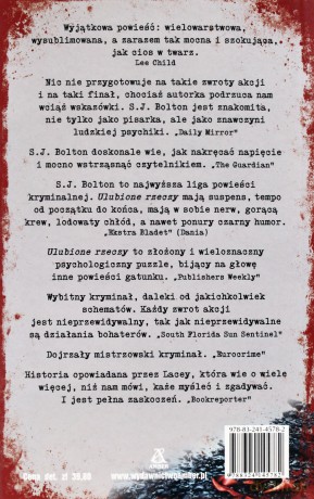 Ulubione Rzeczy Wyd. 2013 - S.J.Bolton [KSIĄŻKA]