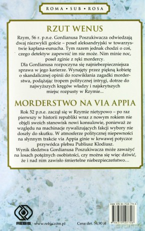Historie Gordianusa Rzut Wenus Morderstwo Na Via Appia - Steven Saylor [KSIĄŻKA]