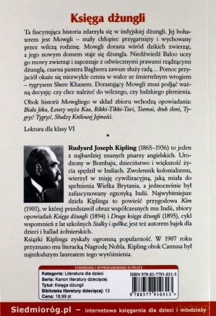 Księga Dżungli Wyd. 2013 - Rudyard Kipling [KSIĄŻKA]