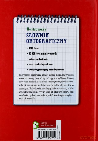 Ilustrowany Słownik Ortograficzny - Aldona Kowalska, Adam Wiedemann [KSIĄŻKA]