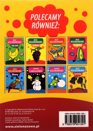 Moje Kolorowanki Kwiaty [KSIĄŻKA]