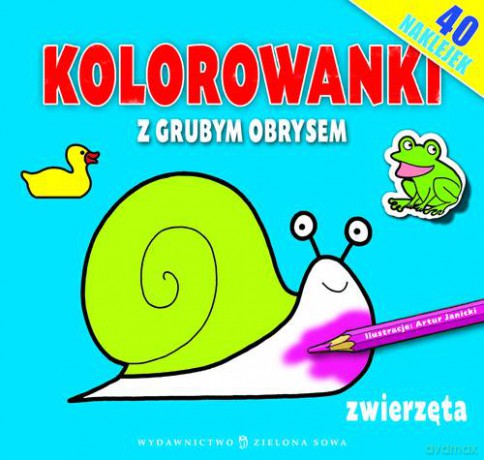 Kolorowanki Z Grubym Obrysem Zwierzęta [KSIĄŻKA]