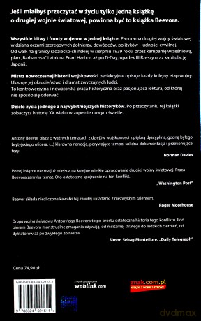 Druga Wojna Światowa - Antony Beevor [KSIĄŻKA]