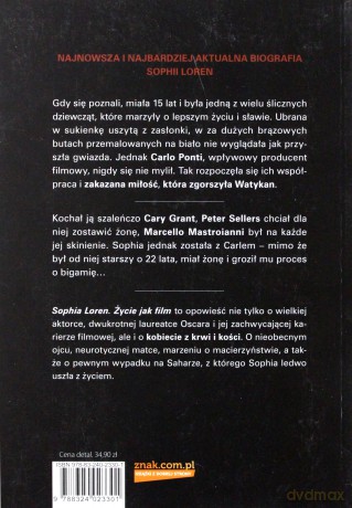 Sophia Loren Zycie Jak Film - Silvana Giacobini [KSIĄŻKA]
