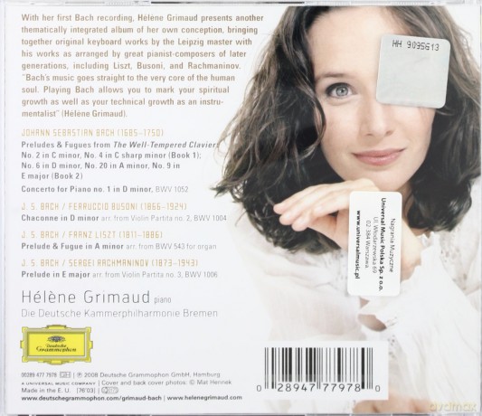 Helene Grimaud: Bach:Keyboard Concerto And Piano Solo Pi [CD]