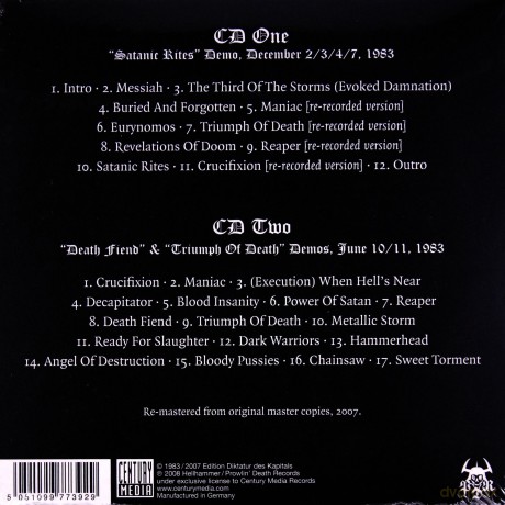 Hellhammer: Demon Entrails [2CD]