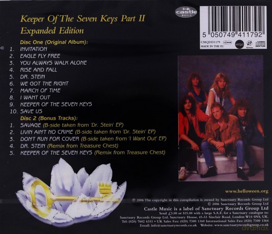 Helloween: Keeper Of The Seven Keys part II [2CD]