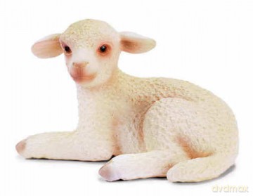 SCHLEICH LEŻĄCA OWIECZKA 13284 [ZABAWKA]