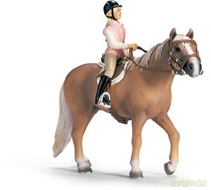 SCHLEICH DŻOKEJKA ZEST.DO JAZDY KONNEJ 42021 [ZABAWKA]