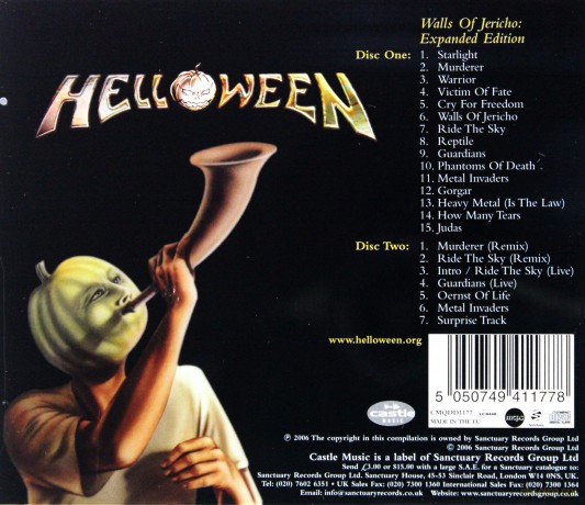 Helloween: Walls Of Jericho [2CD]