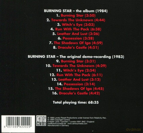 Helstar: Burning Star (Re-Issue 2009) [CD]