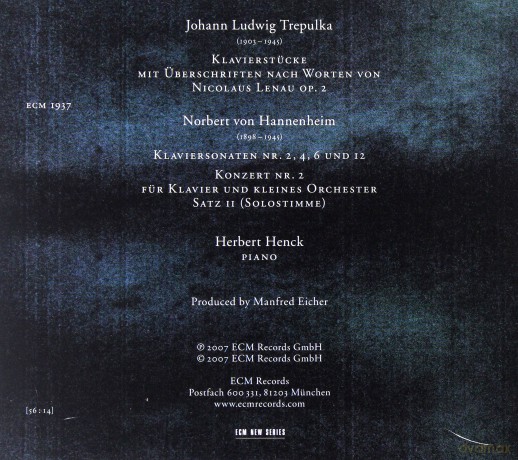 Henck Herbert: J.L.Trepulka/N.Von Hannenheim [CD]