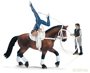 SCHLEICH Zestaw do woltyżerki konnej 42002 [ZABAWKA]