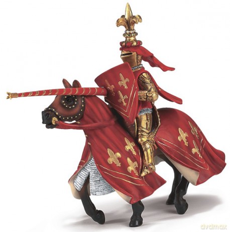SCHLEICH RYCERZ NA KONIU Z KOPIĄ 70019 [ZABAWKA]