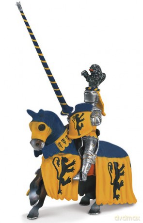 SCHLEICH RYCERZ NA KONIU Z KOPIĄ 70020 [ZABAWKA]