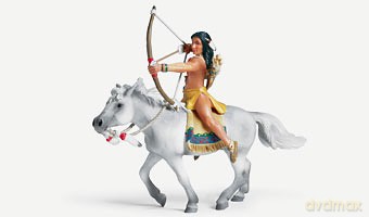SCHLEICH SIUKS ŁUCZNIK NA KONIU 70301 [ZABAWKA]