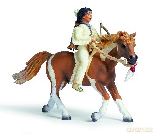SCHLEICH MAŁY SIUKS NA KONIU 70302 [ZABAWKA]