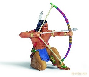 SCHLEICH ŁUCZNIK SIUKSÓW, KLĘCZĄCY 70305 [ZABAWKA]