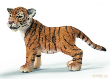 SCHLEICH TYGRYSIĄTKO STOJĄCE 2008 14371 [ZABAWKA]