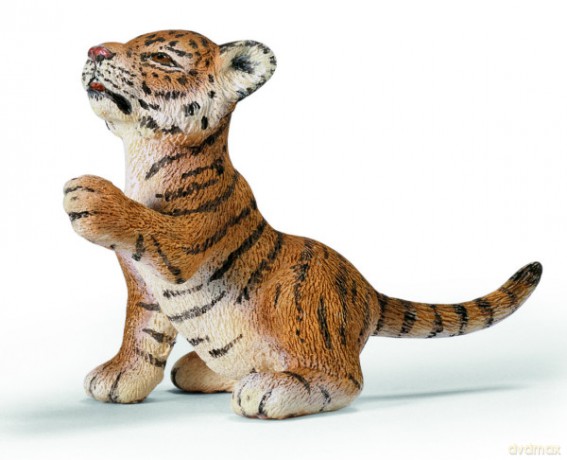 SCHLEICH TYGRYSIĄTKO BAWIĄCE SIĘ 2008 14372 [ZABAWKA]