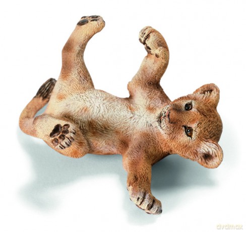 SCHLEICH LWIĄTKO LEŻĄCE 2008 14376 [ZABAWKA]