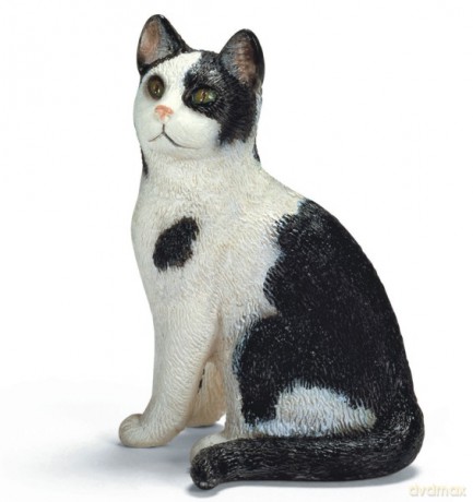SCHLEICH KOT SIEDZĄCY new 2009 13637 [ZABAWKA]
