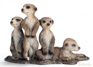 SCHLEICH MŁODE SURYKATKI new 2009 14388 [ZABAWKA]