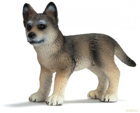 SCHLEICH WILK SZCZENIĘ new 2009 14606 [ZABAWKA]