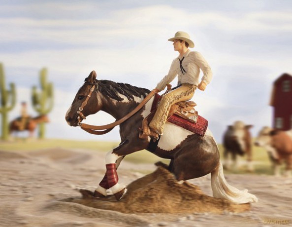 SCHLEICH Zestaw Koń Westernowy 42036 [ZABAWKA]