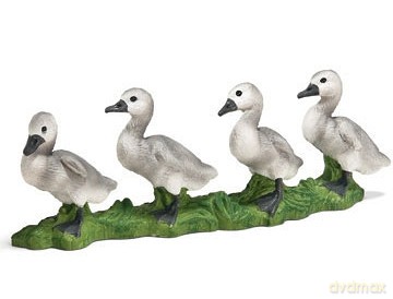 SCHLEICH MŁODY ŁABĘDZ NIEMY new 2010 13657 [ZABAWKA]
