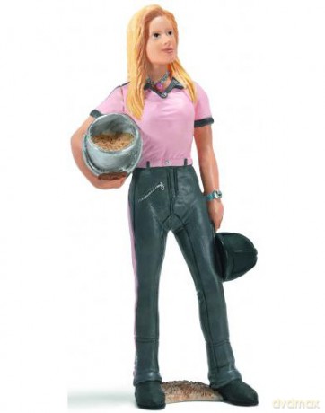 SCHLEICH OPIEKUNKA KONI new 2010 13454 [ZABAWKA]