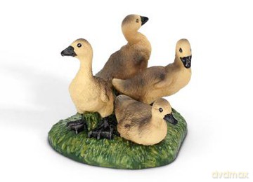 SCHLEICH MŁODE SZARE GĘSI new 2011 13680 [ZABAWKA]