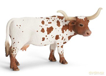 SCHLEICH TEKSAŃSKA DŁUGOROGA KROWA new 13685 [ZABAWKA]