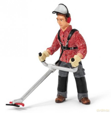 SCHLEICH PRACOWNIK Z KOSIARKĄ new 2011 13458 [ZABAWKA]