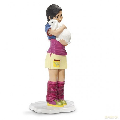 SCHLEICH Dziewczynka z królikiem 13902 [ZABAWKA]