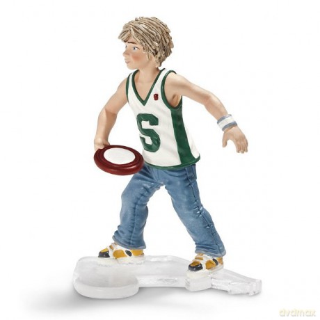 SCHLEICH Chłopiec z Frisbee 13903 [ZABAWKA]