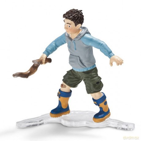 SCHLEICH Chłopiec z gałęzią 13904 [ZABAWKA]