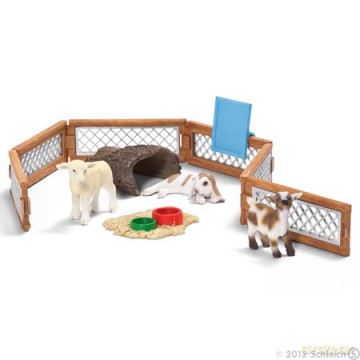 SCHLEICH Sceneria, Mini Zoo new 2012 41814 [ZABAWKA]