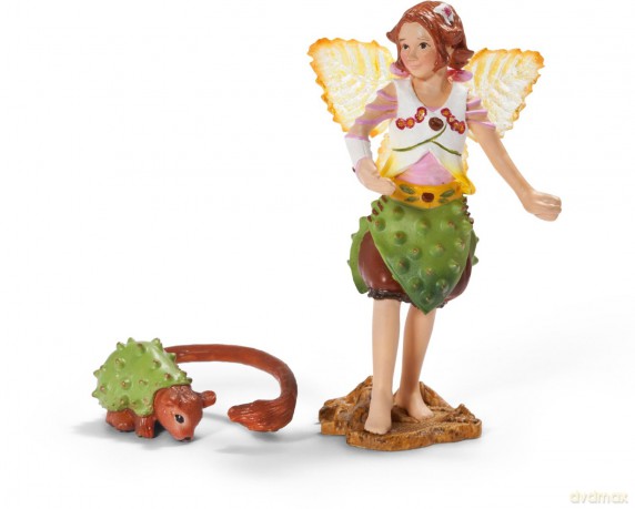 SCHLEICH Elfka Kasztanowa z towarzyszem 70454 [ZABAWKA]