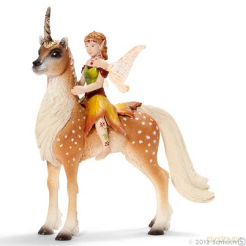 SCHLEICH Elfka na Leśnym Jednorożcu 70460 [ZABAWKA]