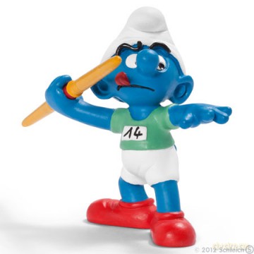 SCHLEICH Smurf Oszczepnik new 2012 20744 [ZABAWKA]