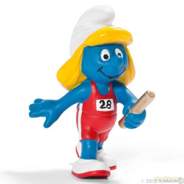 SCHLEICH Smurf Biegaczka Sztafety new12 20739 [ZABAWKA]