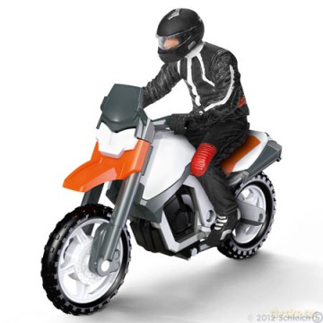 SCHLEICH Motocyklista na motorze 42092 [ZABAWKA]
