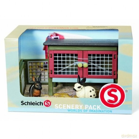 SCHLEICH Zestaw Klatka Królika 41216 [ZABAWKA]