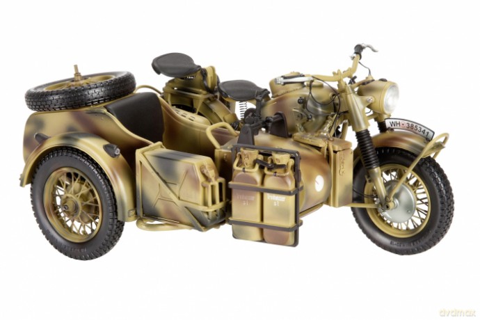 SCHUCO BMW R75 Wehrmacht Motorcycle 450656200 [MODELARSTWO]